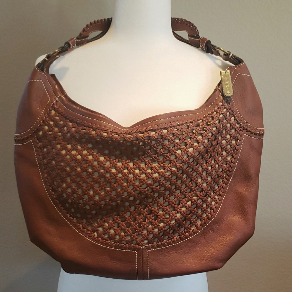 Cole Haan leather hobo EUC!